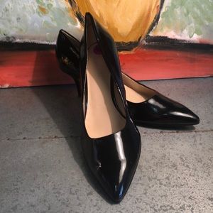 👠Nine West Stiletto Heels 2.5” Black Patent 8.5M